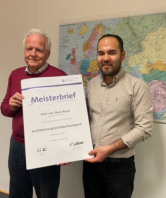 Meisterprüfung geschafft!