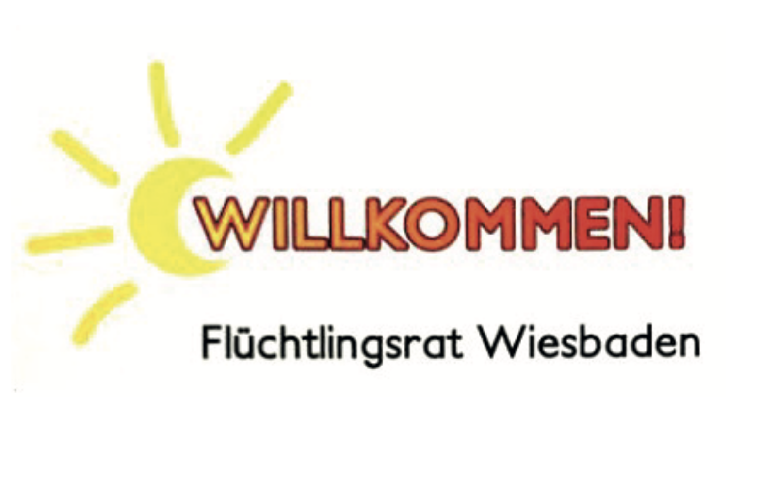 Logo wilkommen fluechtlingsrat wiesbaden